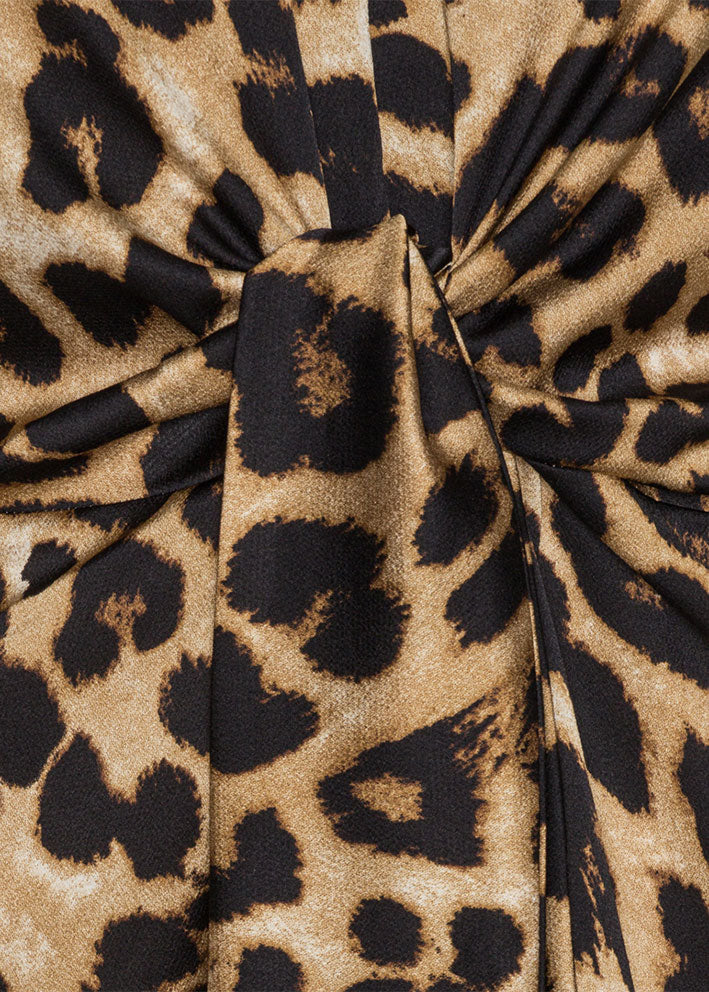 Karmamia Blair Kjole - Hammered Leopard