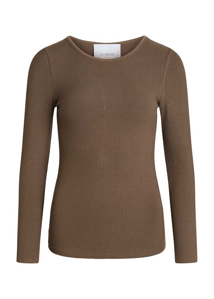 La Rouge Lisa L/S T-shirt - Brown