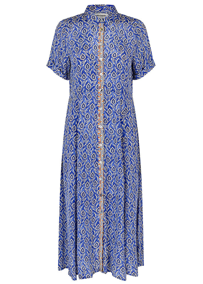 Lollys Laundry Blake Maxi Kjole - Blue