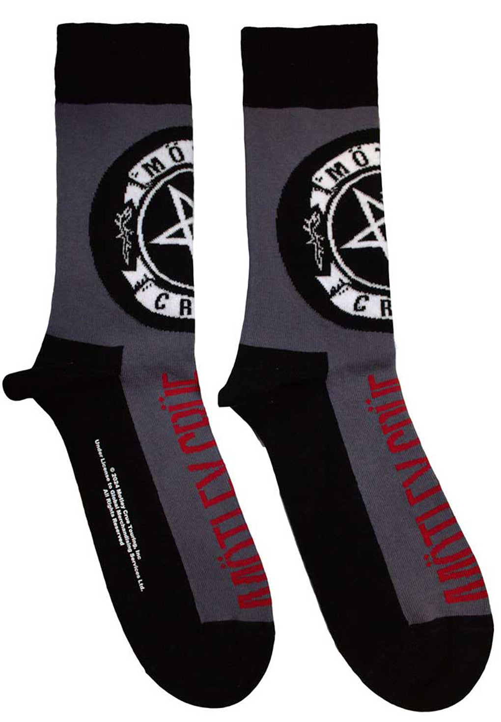 Motley Crue Pentagram Circle Unisex Ankle Socks