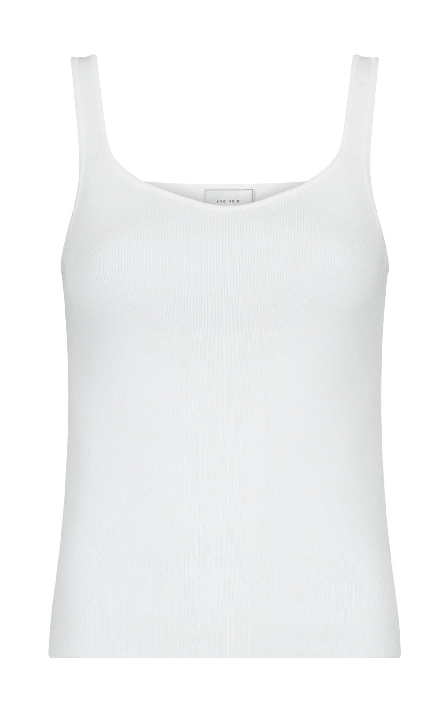 Neo Noir Top - Hanora - White