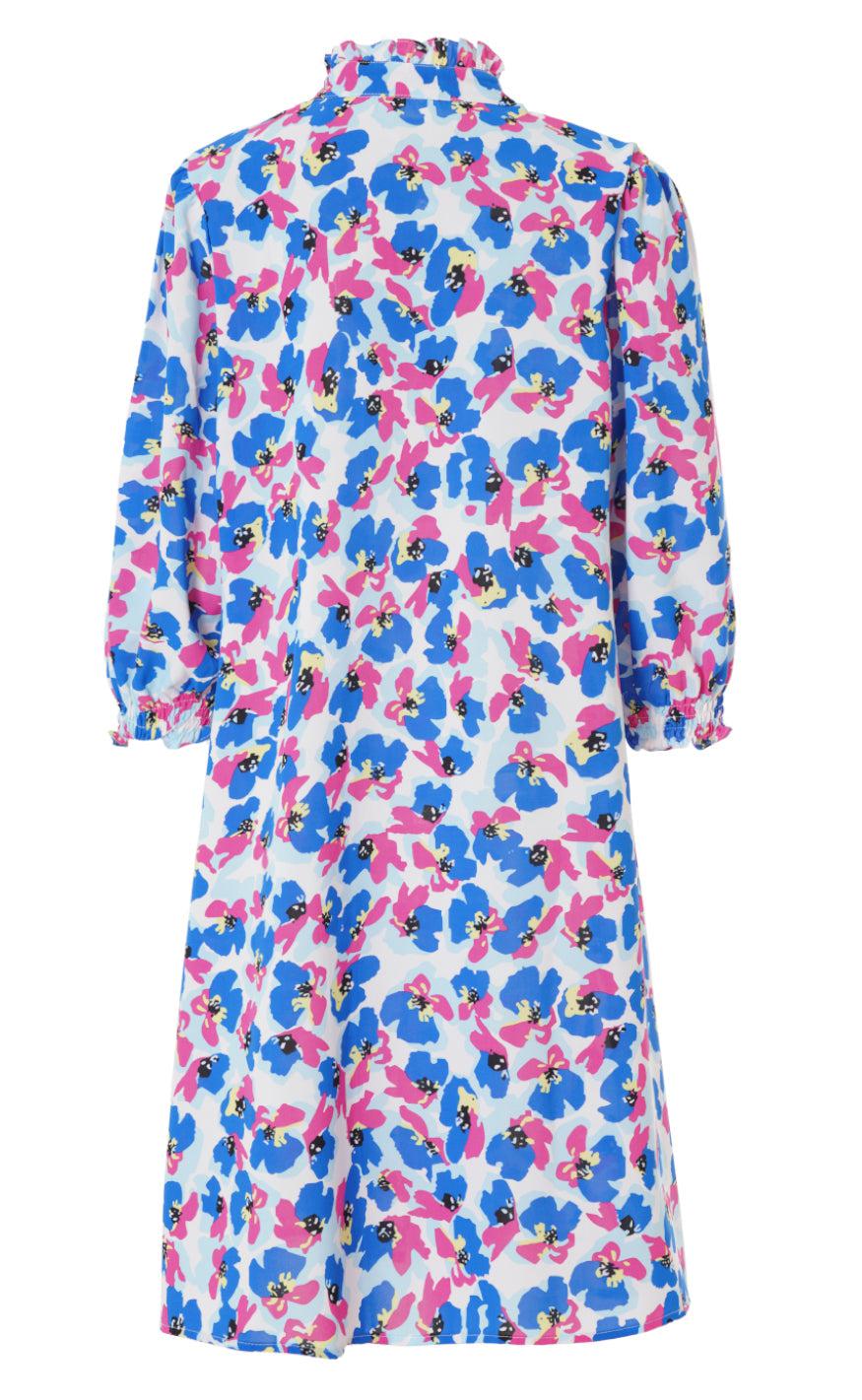 Say INA Copenhagen Kjole - Camilla - Blue Flower