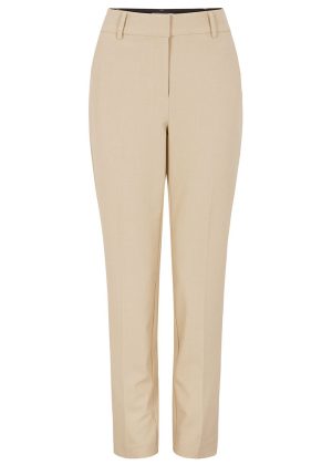 Soft Rebels Vilja mid waist pant SR122-700 Feather Gray Melange Levere