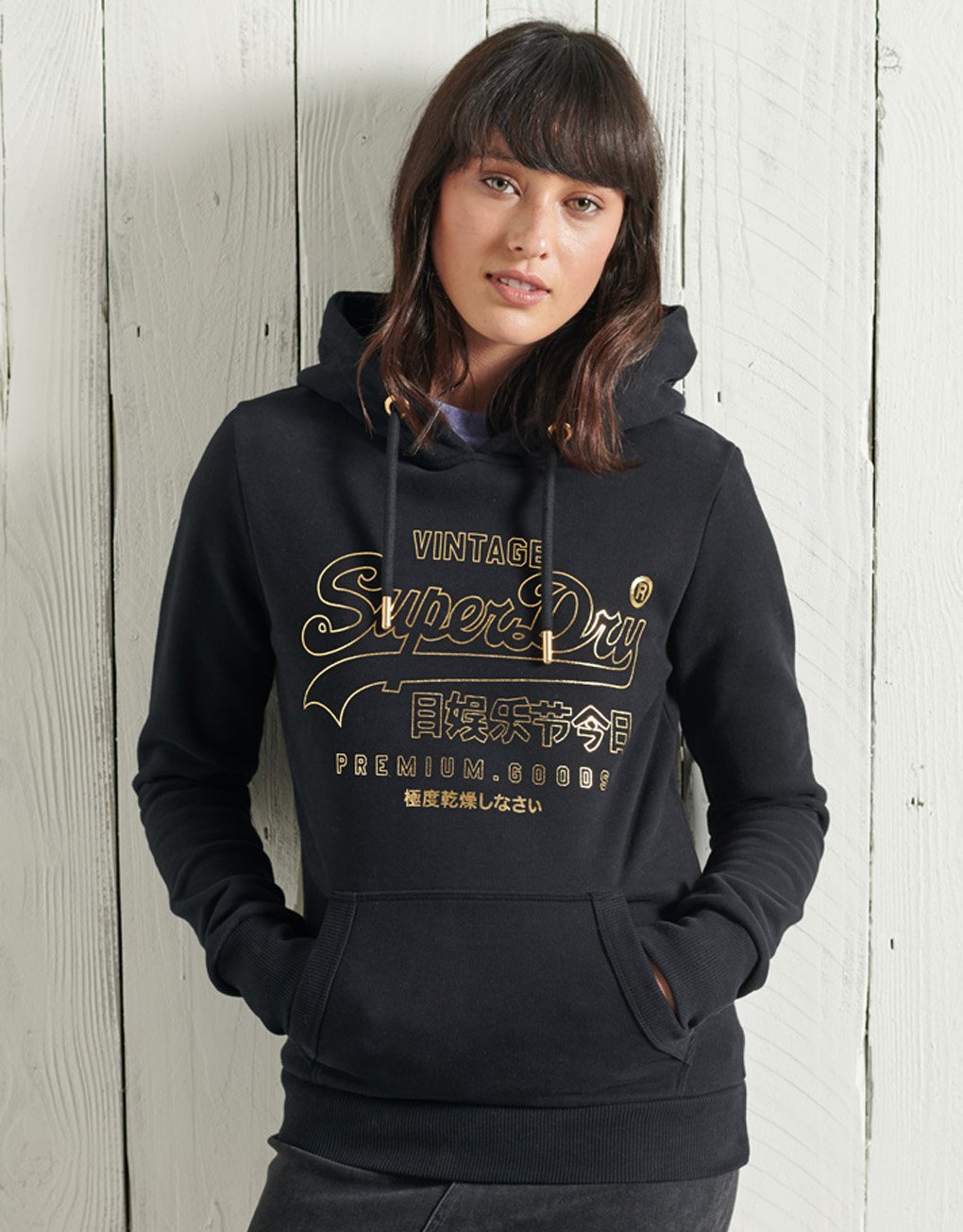 Superdry Lady Vintage Logo Luster Hoodie BR