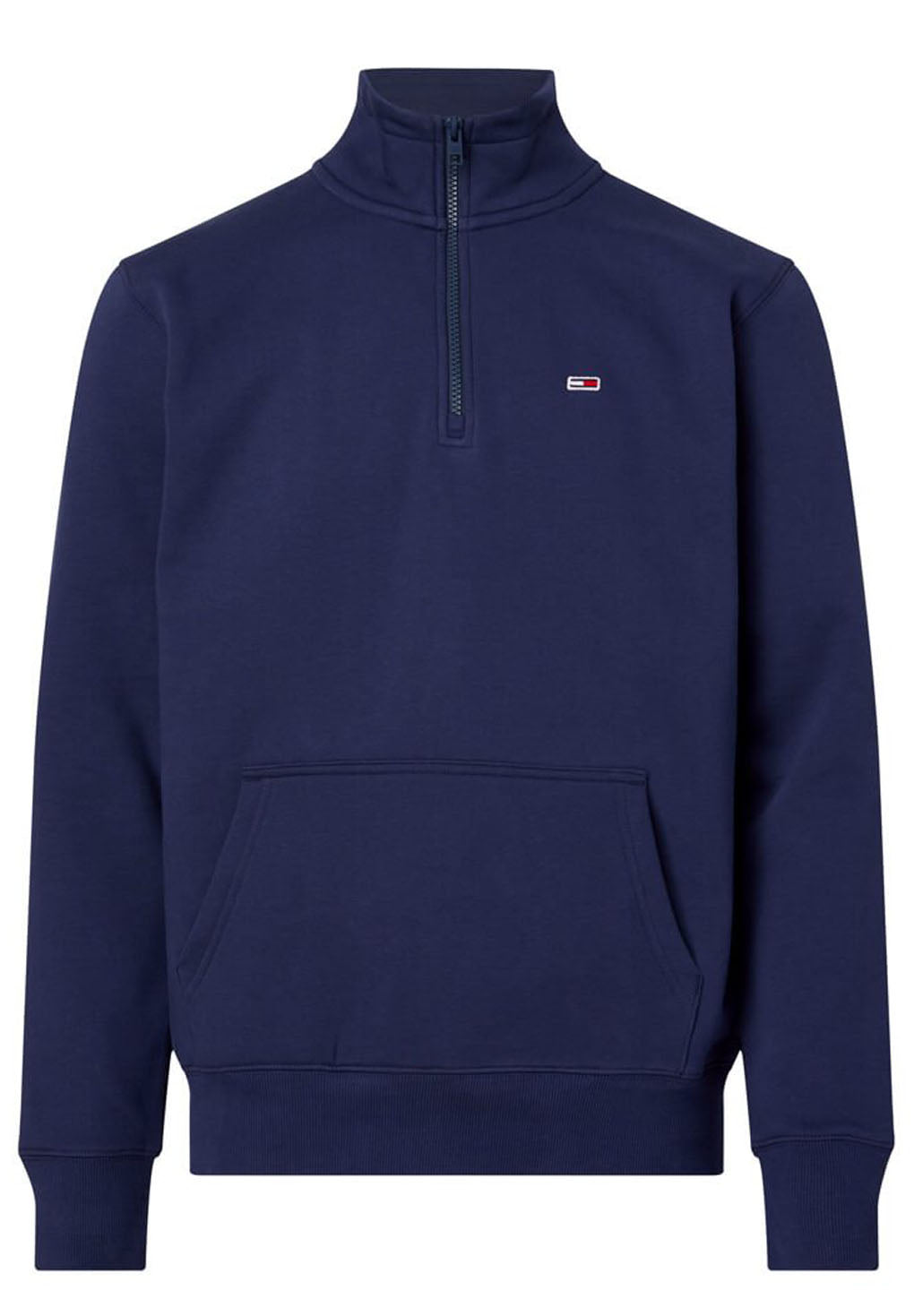 Tommy Jeans TJM Flag Patch Half Zip Sweatshirt Online salg