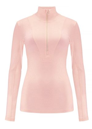 We Norwegians Snø Zip Up Trøje 1654 Pastel pink på udsalg