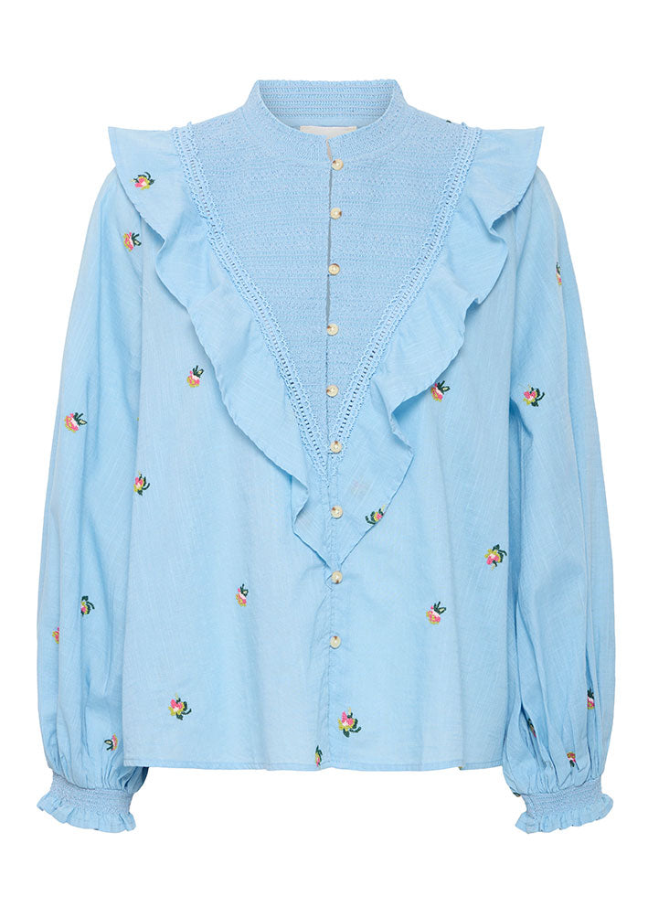 Atelier Rêve Olivia Skjorte - Dusk Blue