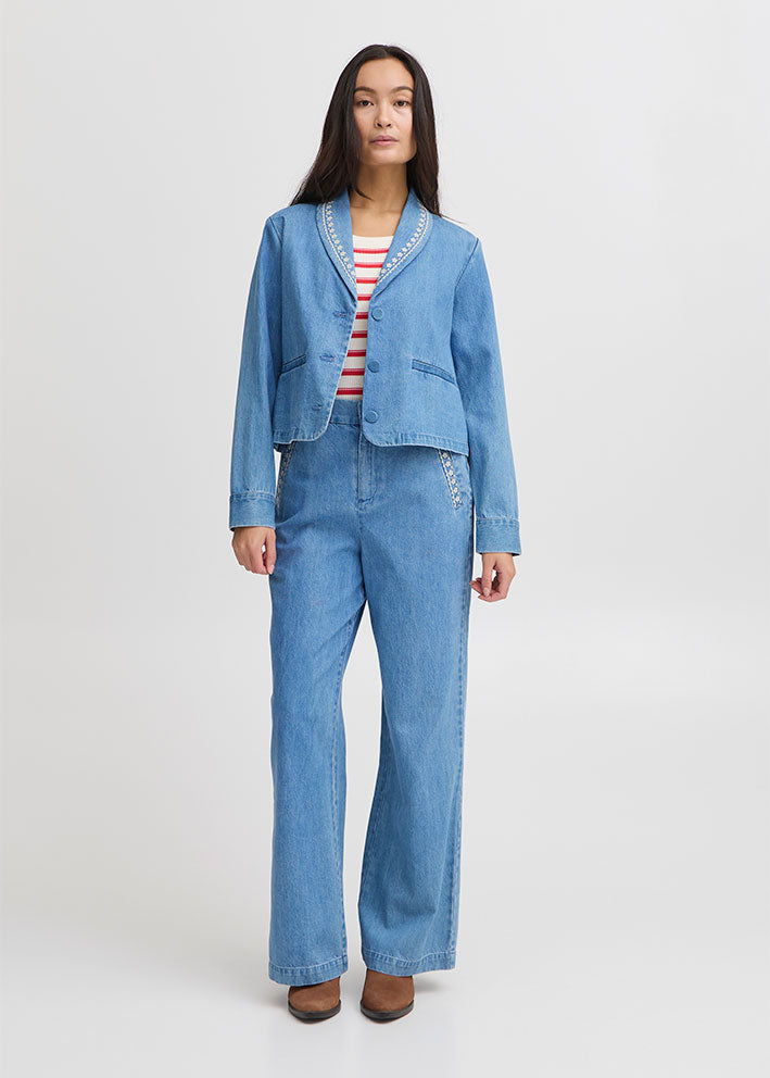 Atelier Rêve Tawny Jeans - Light Blue Denim