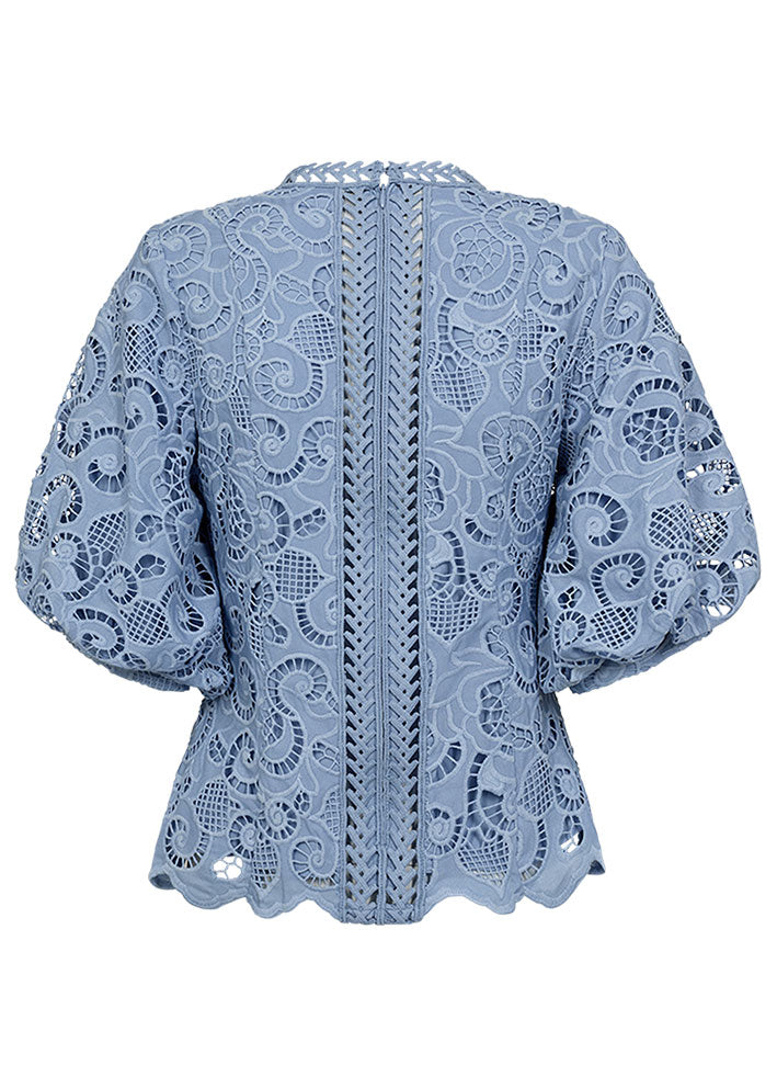 Copenhagen Muse Lanly Blonde Bluse - Forever Blue