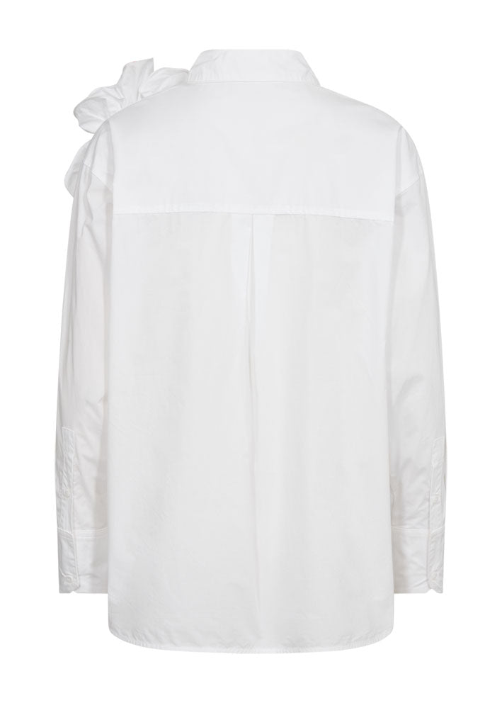 Copenhagen Muse Poplin Skjorte - Bright White