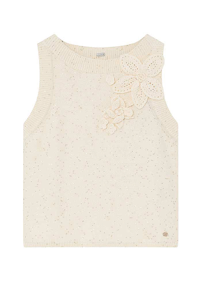Gustav Lisel waistcoat knit 57400 Off White