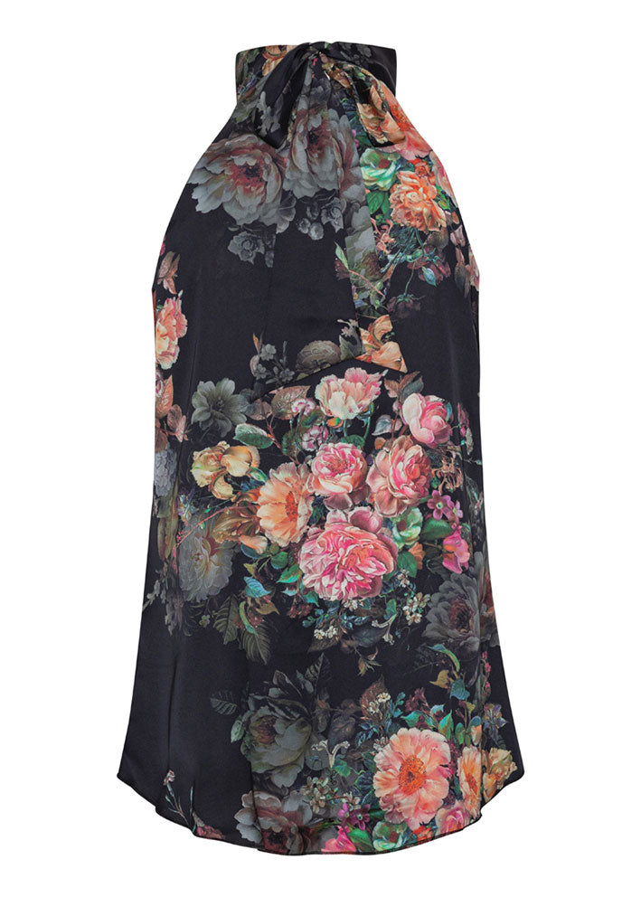 Karmamia Eloise Top - Daisy Noir Tea Rose Online salg