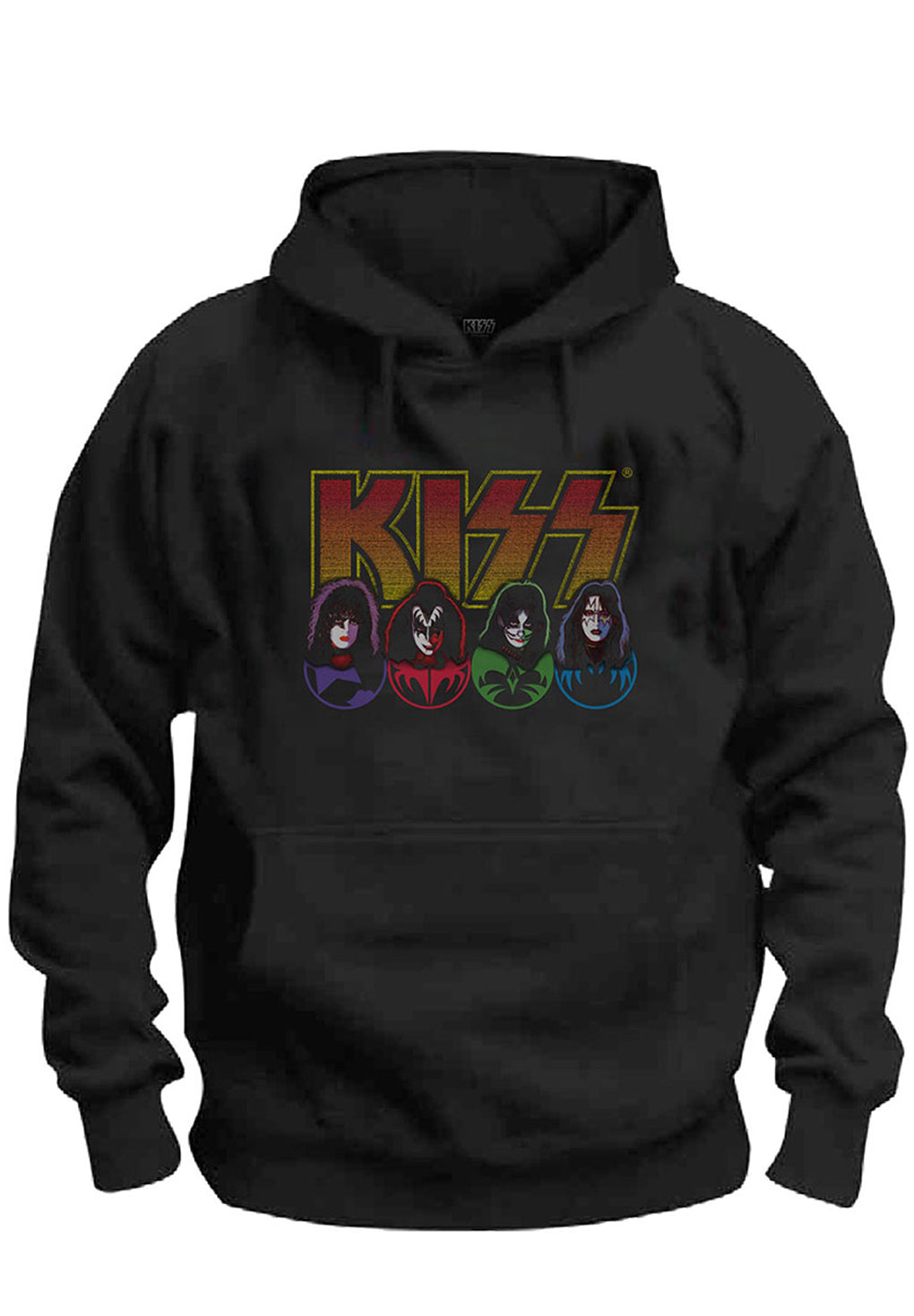 Kiss Logo, Faces & Icons Hoody