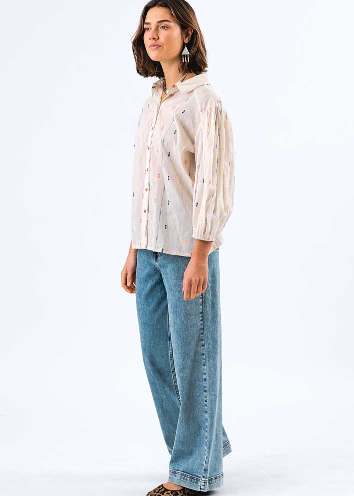 Lollys Laundry Heidi Shirt - Creme