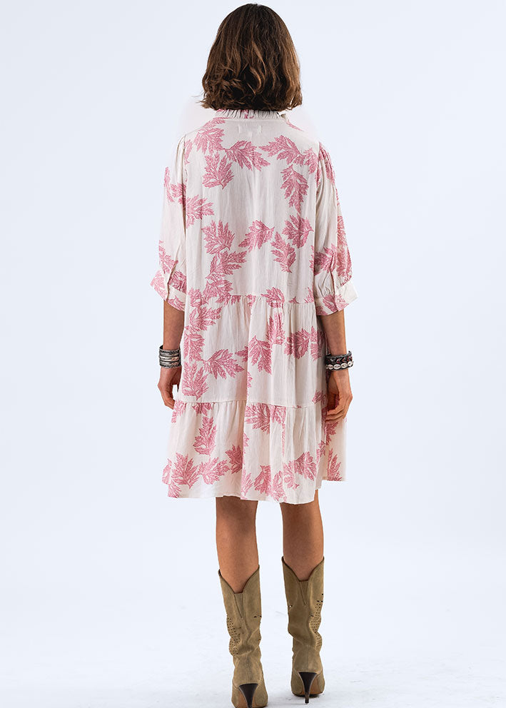 Lollys Laundry Sabine Short Dress - Pink
