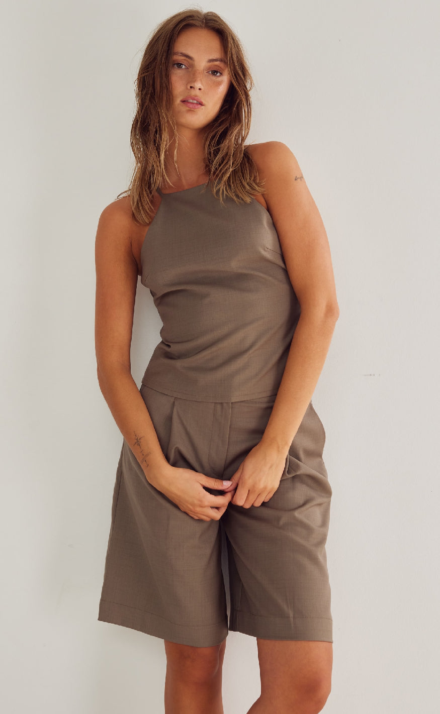 Noella Shorts - Kaziana - Timber Brown