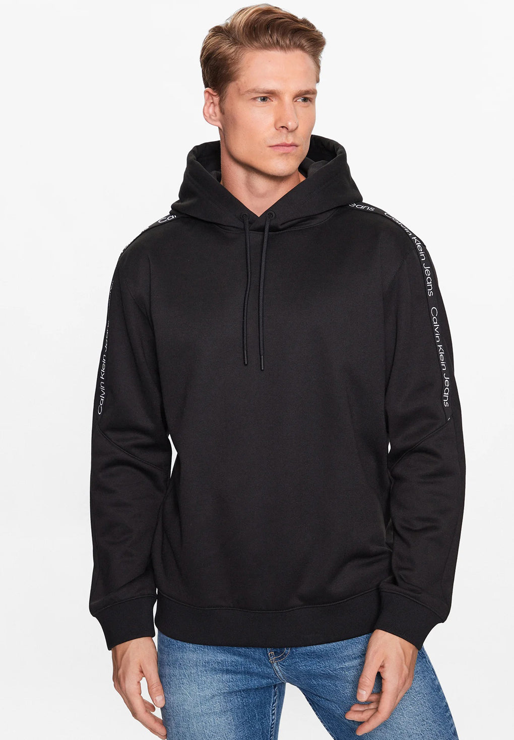 Calvin Klein Logo Tape Hoodie