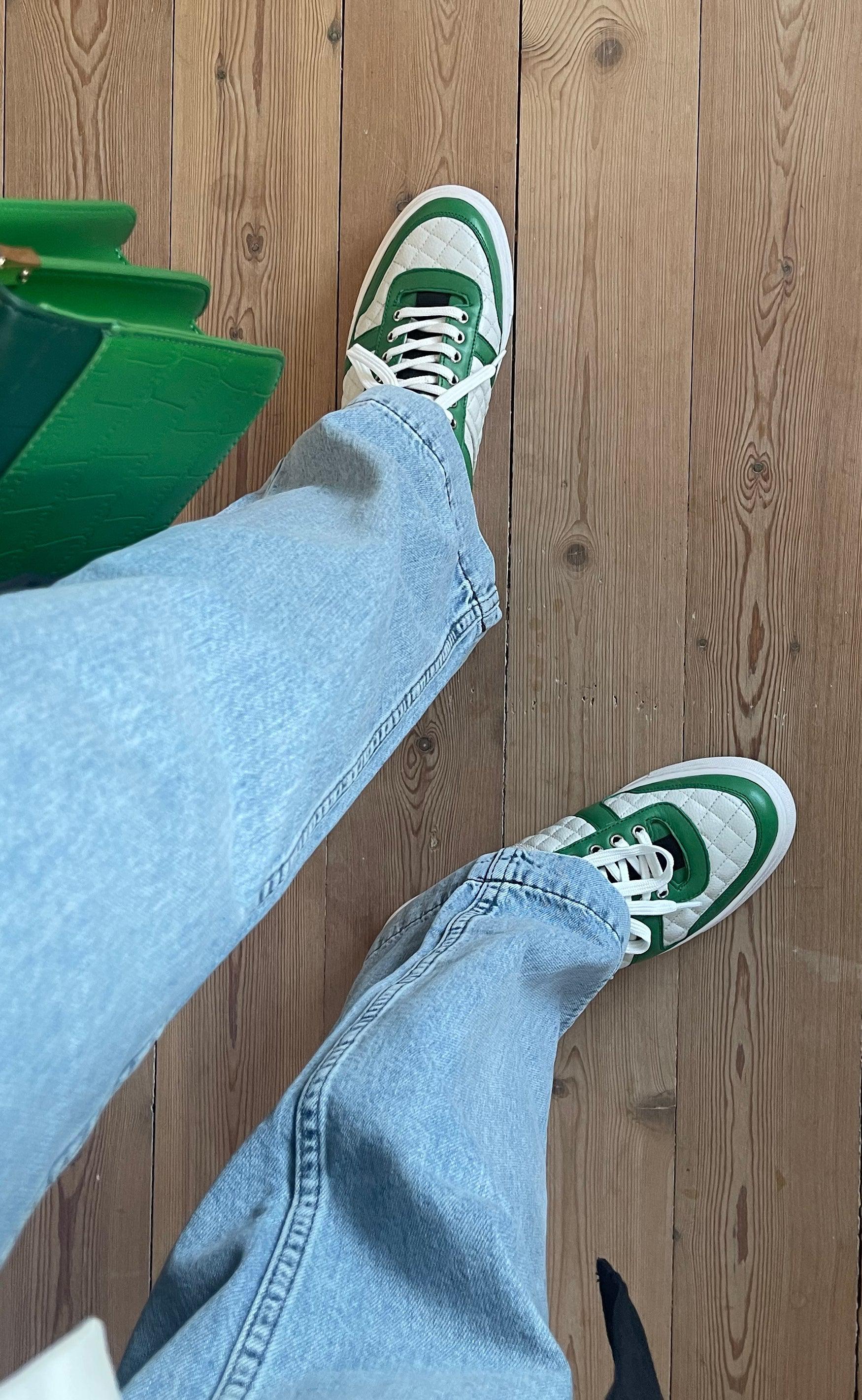 Copenhagen Shoes Sneaker - Paris Walk - green / White