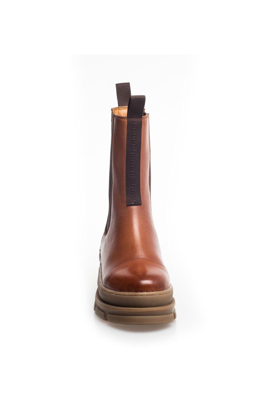 Copenhagen Shoes Støvle - You And Me Mid - Cognac Online salg