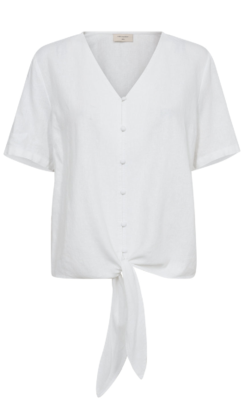 Freequent Bluse - Lava 204238 - Brilliant White