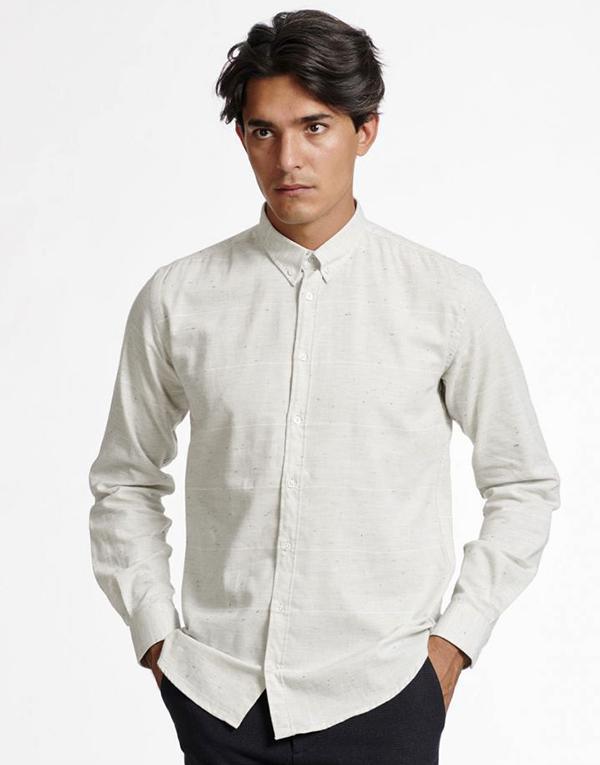 Les Deux Camus Check Shirt Online salg