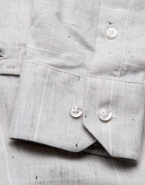 Les Deux Camus Check Shirt Online salg