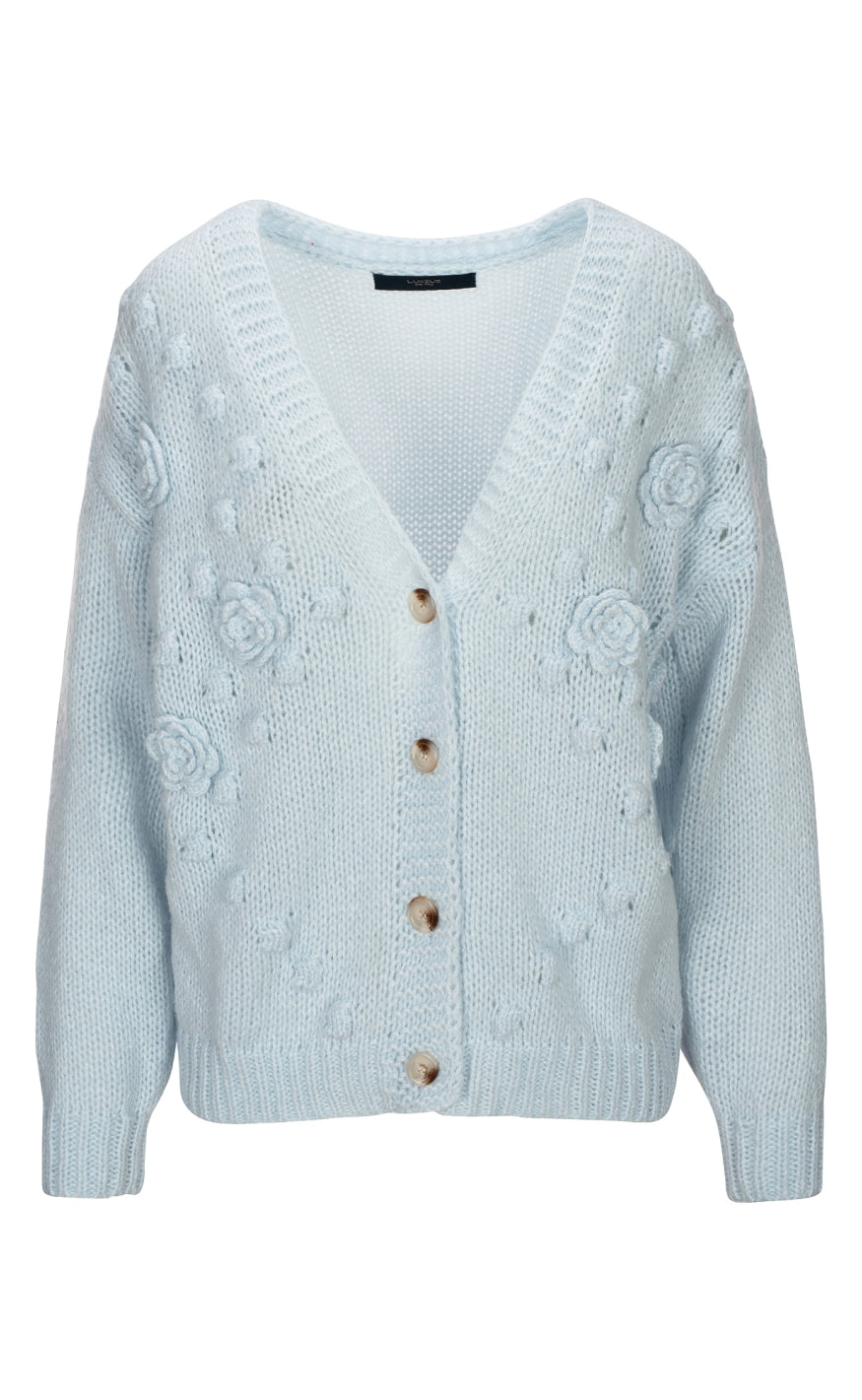Luxzuz Cardigan - Bendie - Baby Blue