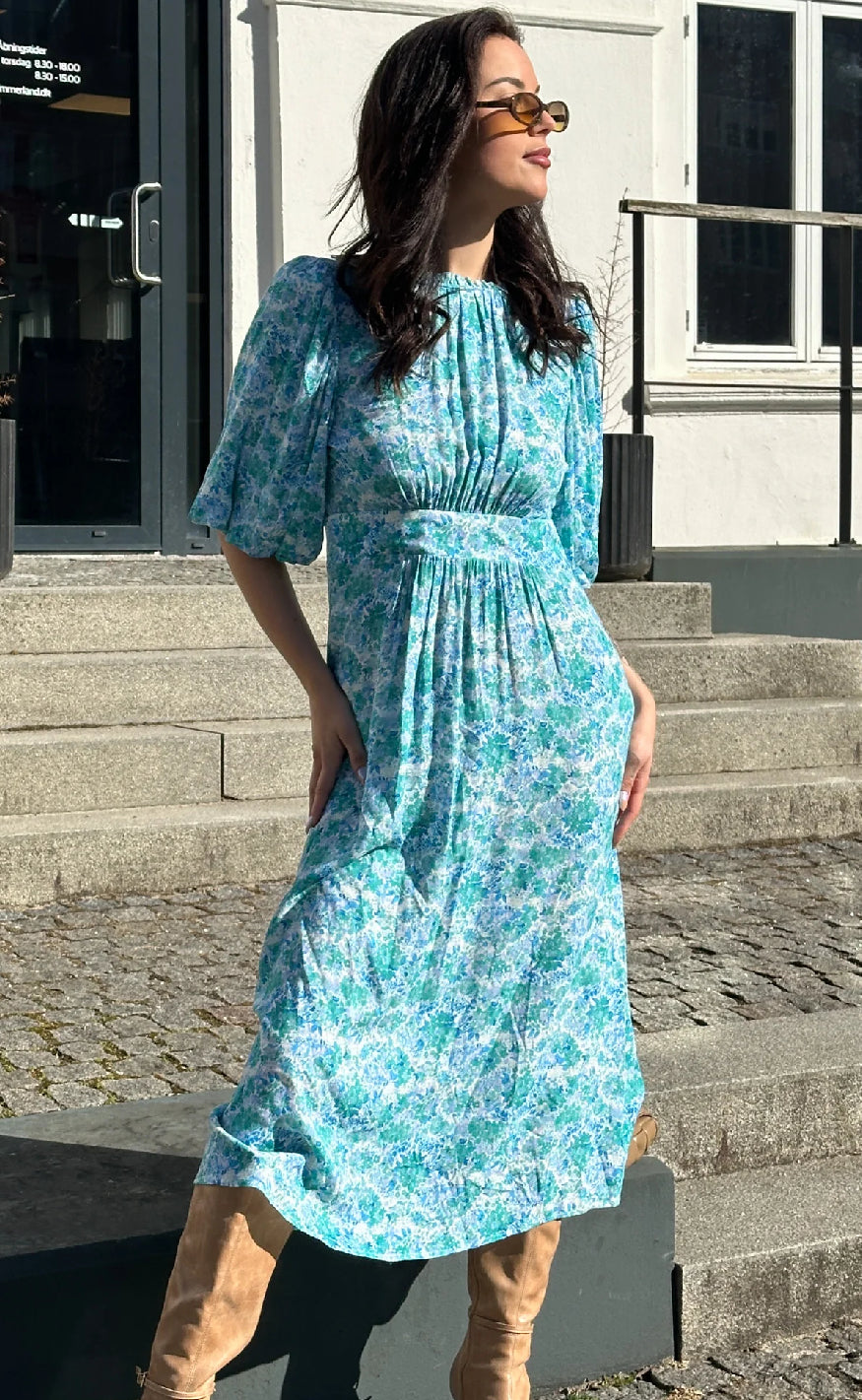 Noella Kjole - Ruth - Cindy Blue Print Online nu