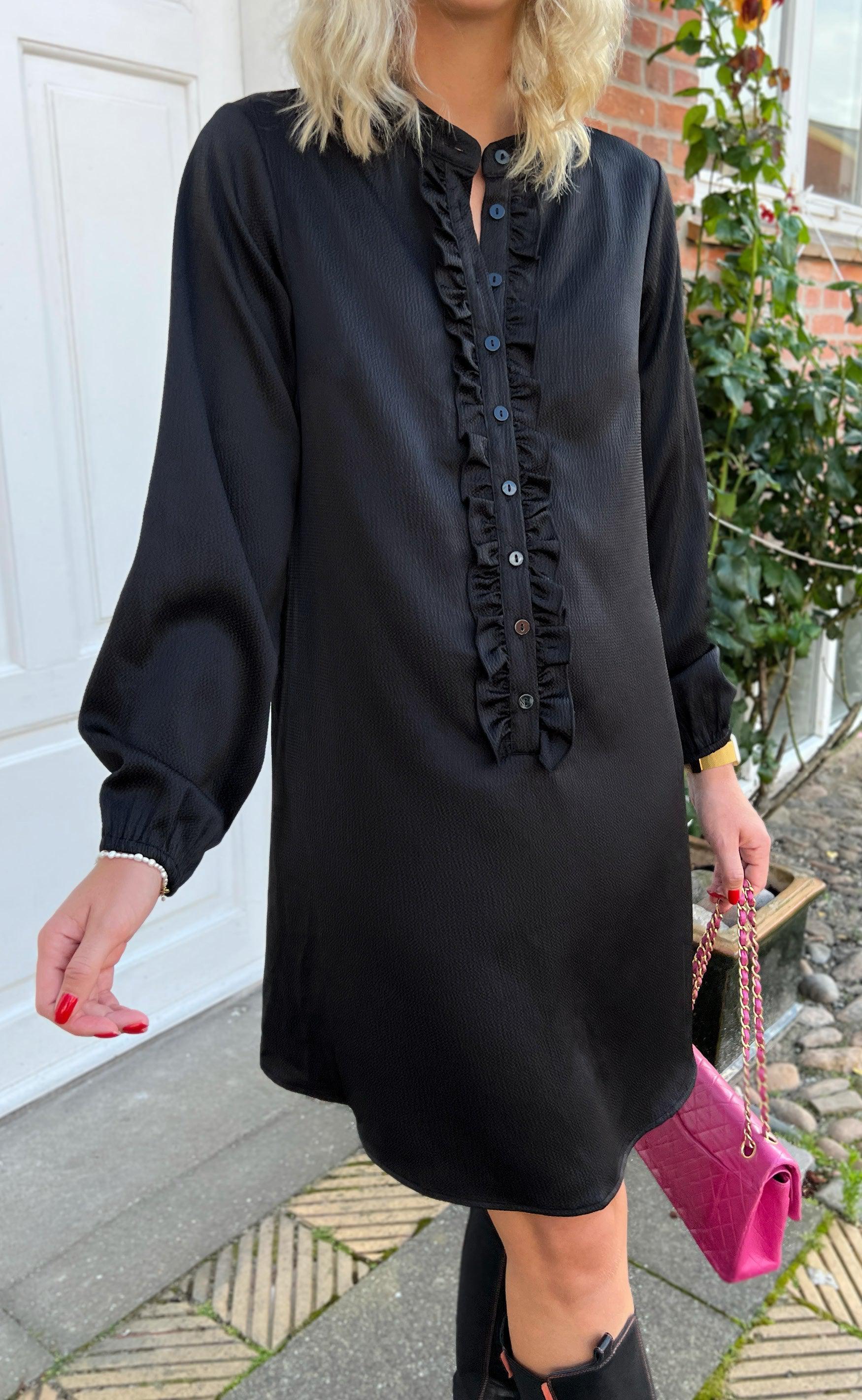 Say INA Copenhagen Kjole - Florina - Shiny Black