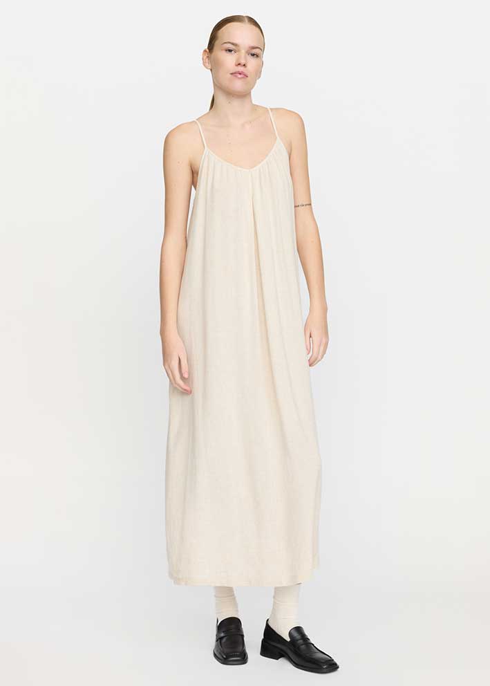 Soft Rebels Samantha Midi Strap Dress SR325-703 Ecru Online Hot Salg