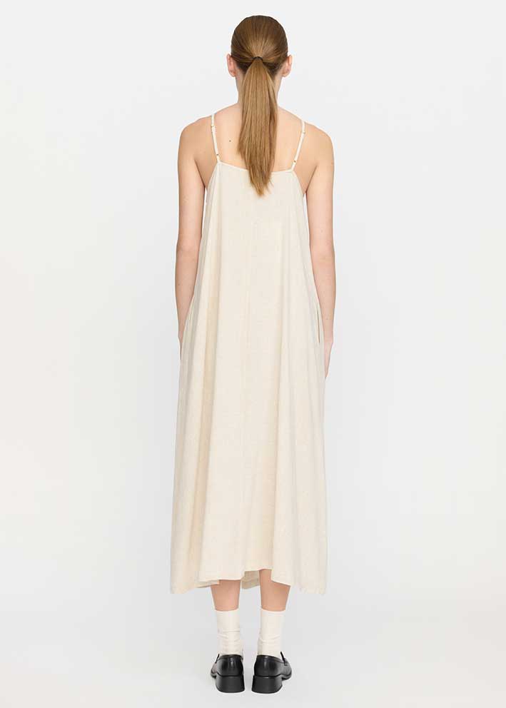 Soft Rebels Samantha Midi Strap Dress SR325-703 Ecru Online Hot Salg