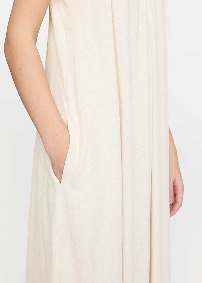 Soft Rebels Samantha Midi Strap Dress SR325-703 Ecru Online Hot Salg