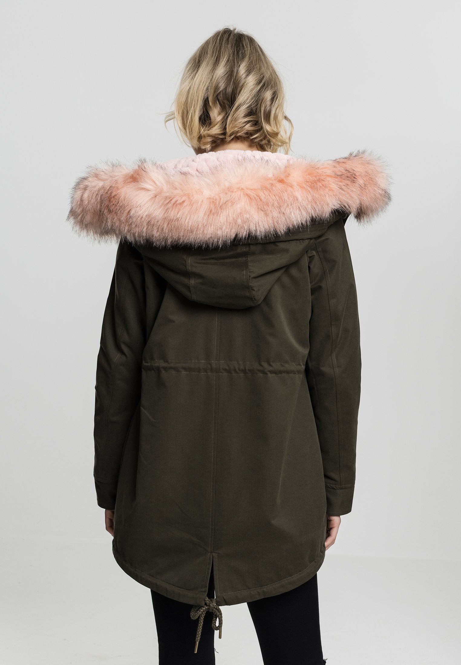 Urban Classics Ladies Peached Teddy Lined Parka