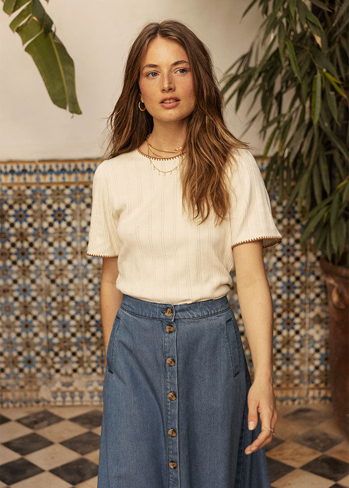 Atelier Rêve Ellen Bluse - Birch