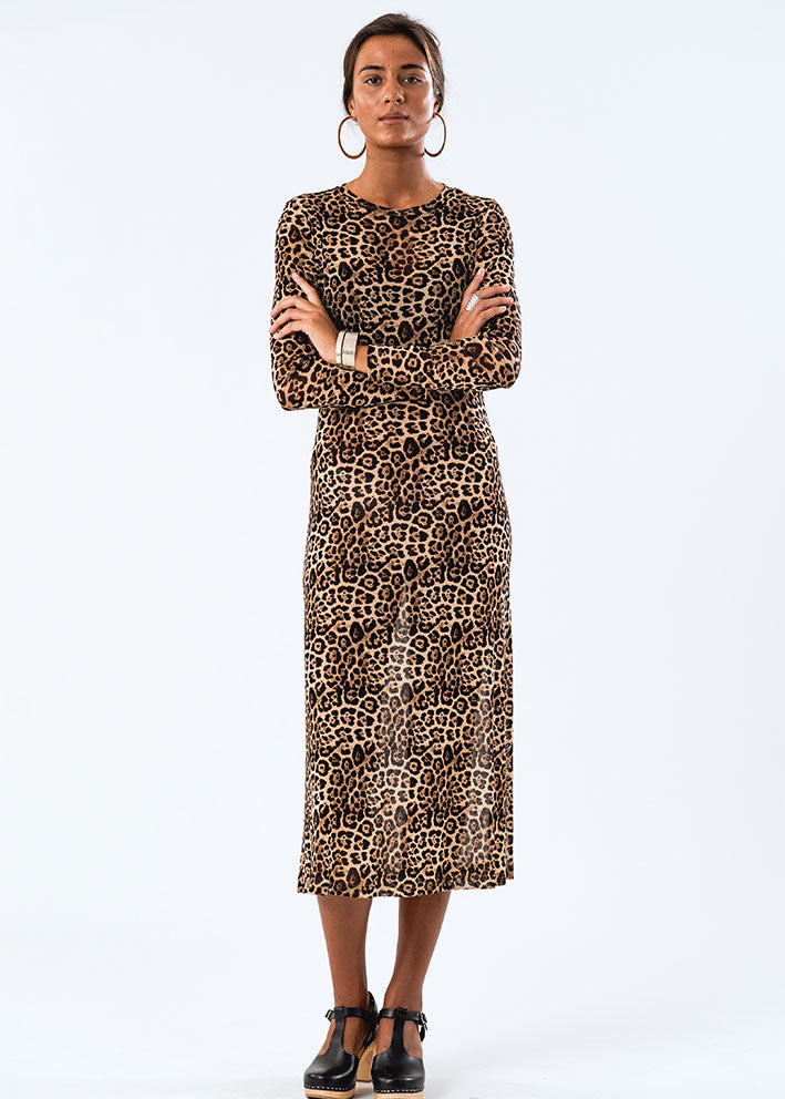 Lollys Laundry Logan Kjole - Leopard Print