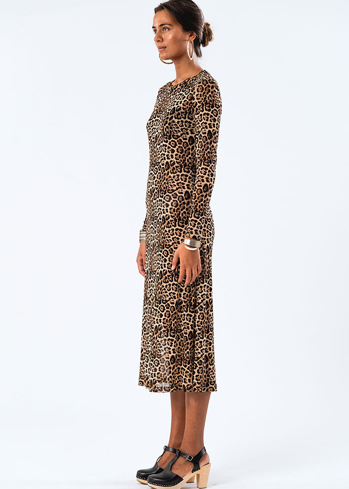 Lollys Laundry Logan Kjole - Leopard Print