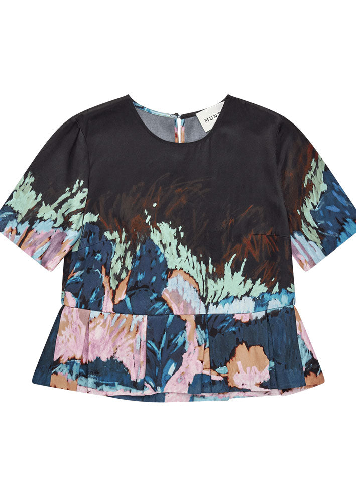 Munthe Solus Bluse - Black Online salg