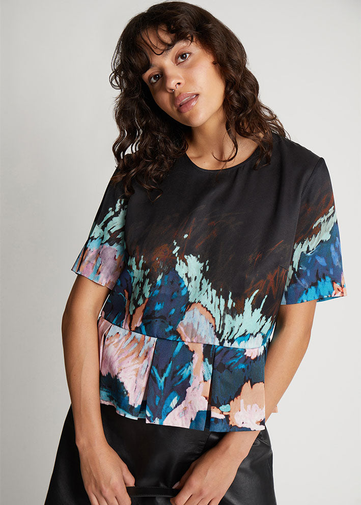 Munthe Solus Bluse - Black Online salg