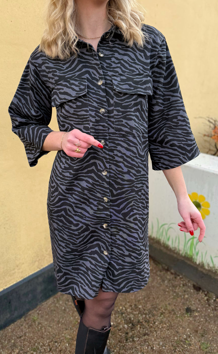 Say INA Copenhagen Kjole - Calla - Zebra