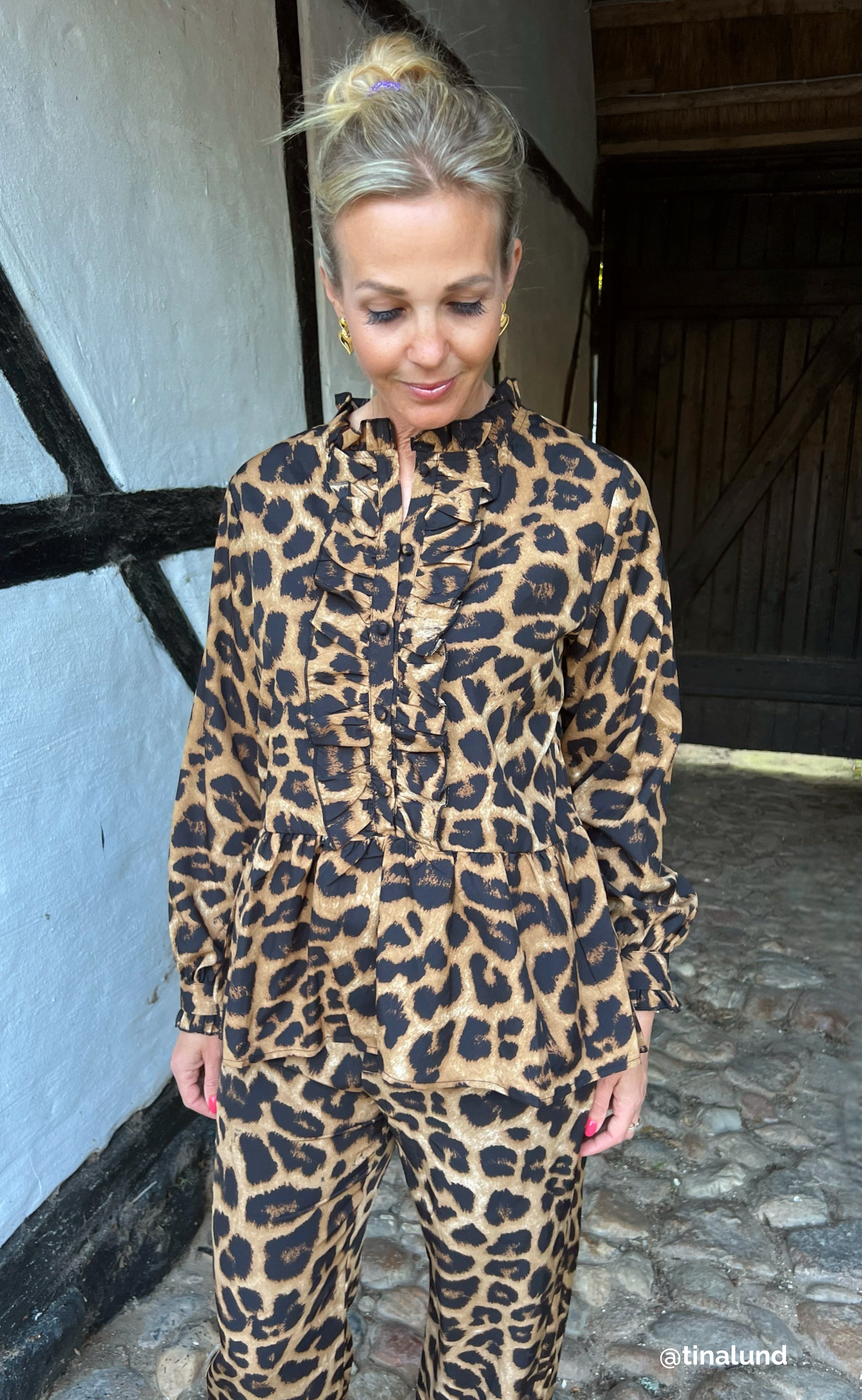 Say INA Copenhagen Skjorte - Evie - Leopard
