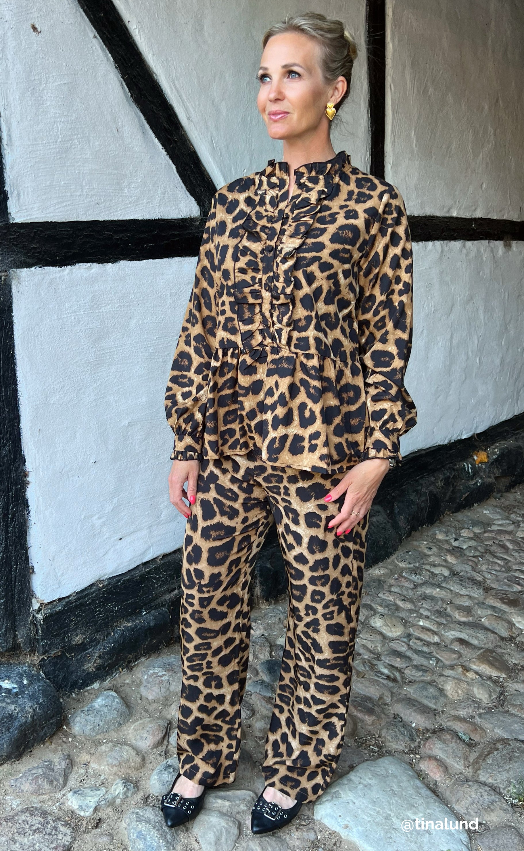 Say INA Copenhagen Skjorte - Evie - Leopard