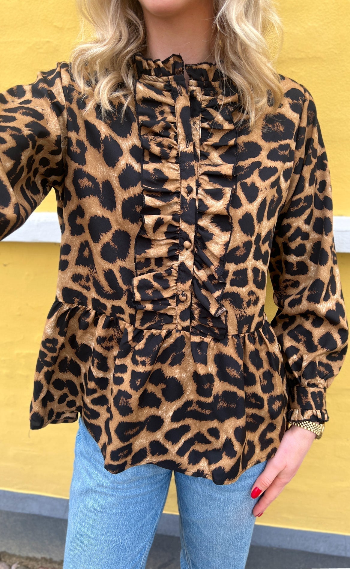 Say INA Copenhagen Skjorte - Evie - Leopard