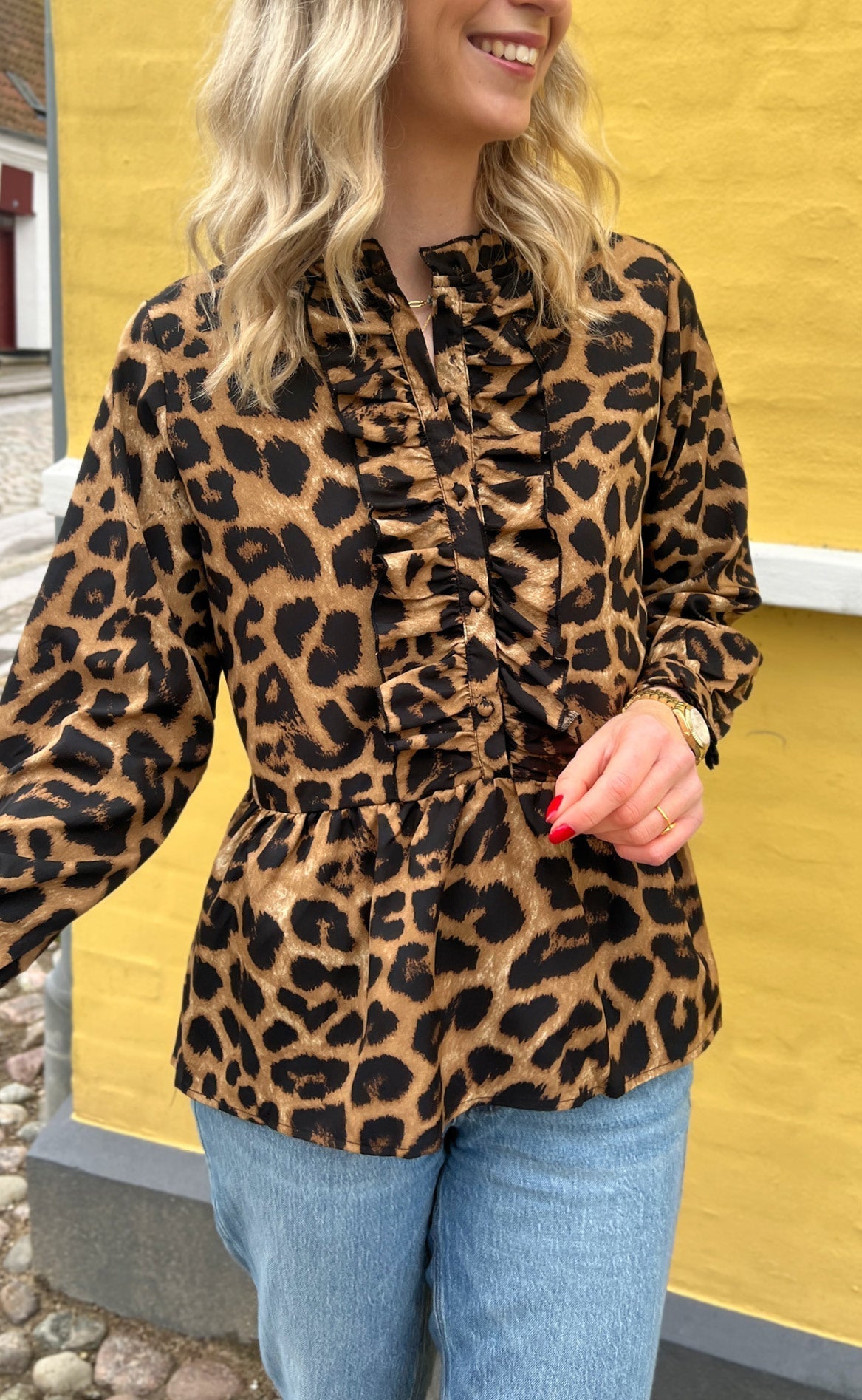 Say INA Copenhagen Skjorte - Evie - Leopard