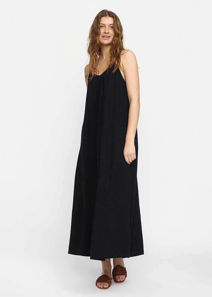 Soft Rebels Samantha Midi Strap Dress SR325-703 Black