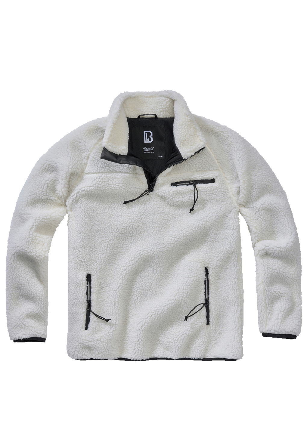 Brandit Teddy Fleece Troyer Worker Jacket Online Hot Salg