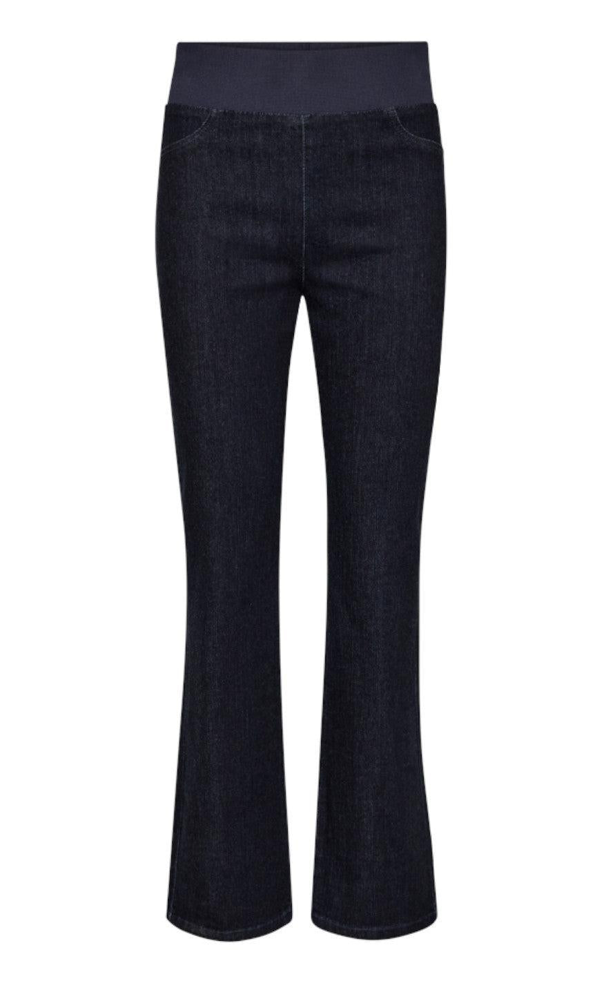 Freequent Bukser - Shantal Bootcut - Dark Blue Denim