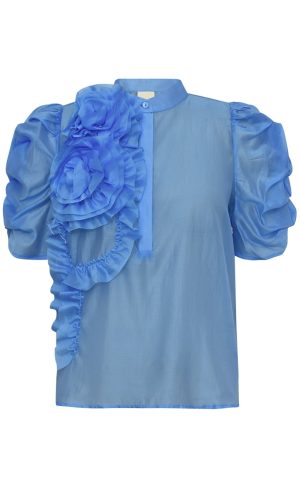Gossia Bluse - Annsofi - Blue Sea