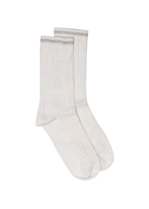 Gustav Adele socks 56904 Strømper - Off White