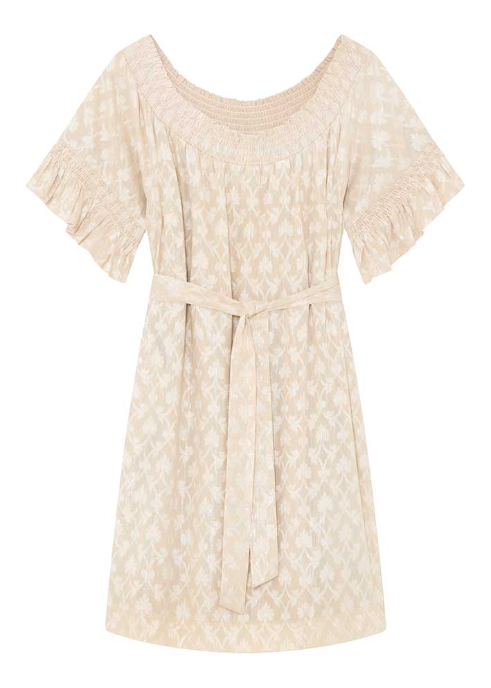 Gustav Amalia short dress 57501 Kjole - Cream