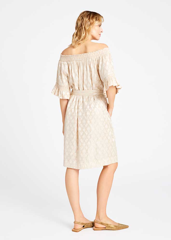 Gustav Amalia short dress 57501 Kjole - Cream